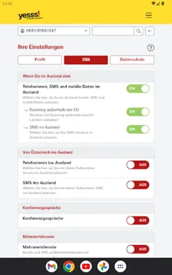 yesss! Der Mobilfunk-Diskonter android App screenshot 9